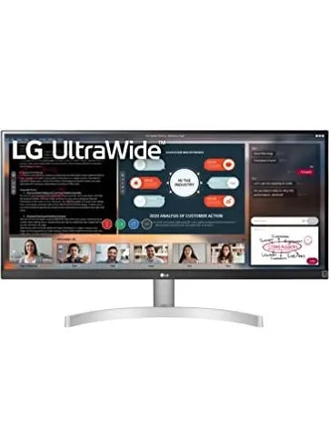 LG UltraWide WFHD 29-Inch FHD 1080p Computer Monitor 29WN600-W, IPS with HDR 10 Compatibility, Silver