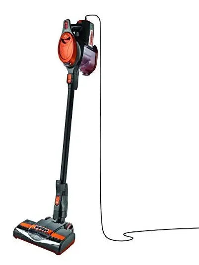 Shark HV301 Rocket Ultra-Light Corded Bagless Vacuum for Carpet and Hard Floor Cleaning with Swivel Steering, Gray/Orange