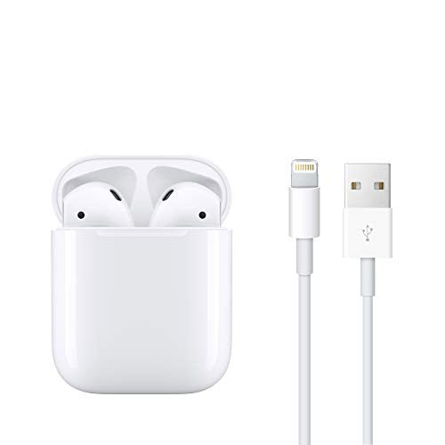 Apple AirPods (2nd Generation) Wireless Ear Buds, Bluetooth Headphones with Lightning Charging Case Included, Over 24 Hours of Battery Life, Effortless Setup for iPhone - ANM Liquidation