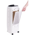 Honeywell 2.6 Gallon Indoor Portable Evaporative Air Cooler for Garage, Basement, Attic, 115V, for up to 120 Sq. Ft. with Remote, Quiet, Low Energy, Compact, White ANM Liquidation