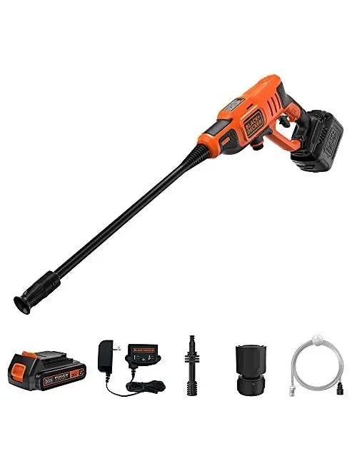 BLACK+DECKER 20V MAX Pressure Washer, 350 PSI BCPW350C1