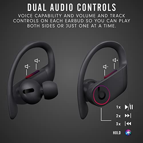 Beats Powerbeats Pro Wireless Earbuds - Apple H1 Headphone Chip, Class 1 Bluetooth Headphones, 9 Hours of Listening Time, Sweat Resistant, Built-in Microphone - Black ANM Liquidation