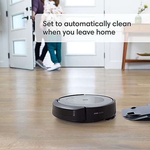 iRobot Roomba i3+ EVO (3550) Self-Emptying Robot Vacuum – Now Clean by Room with Smart Mapping, Empties Itself for Up to 60 Days, Works with Alexa, Ideal for Pet Hair, Carpets, Roomba i3+ ANM Liquidation