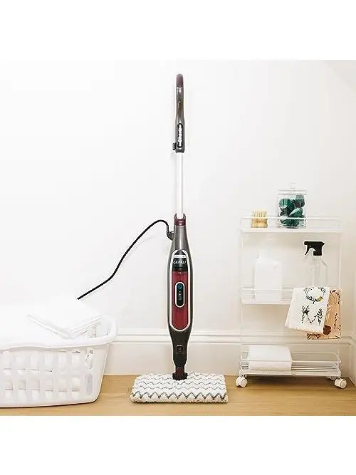 Shark S5003D Genius Hard Floor Cleaning System Pocket Steam Mop, Burgundy/Gray