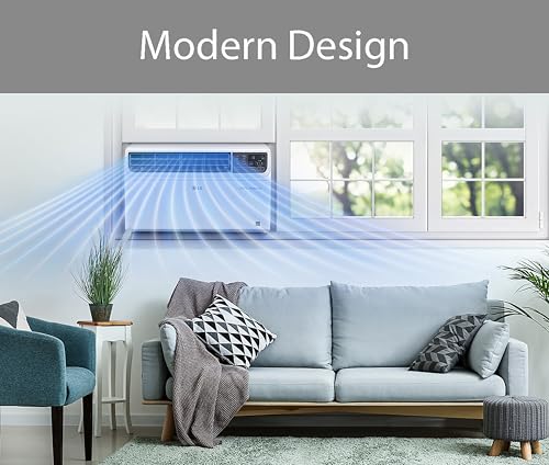 LG 18,000 BTU DUAL Inverter Smart Window Air Conditioner, 230V, Cools 1,000 Sq. Ft. for Bedroom, Living Room, Apartment, Ultra Quiet Operation, ENERGY STAR®, with LG ThinQ, Amazon Alexa & Hey Google ANM Liquidation