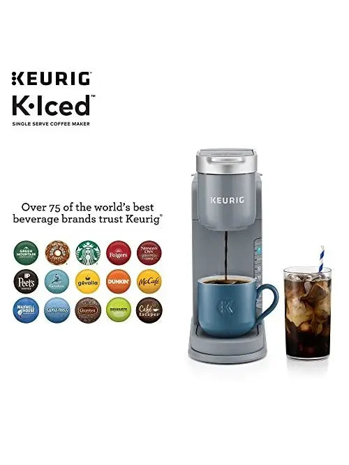 Keurig K-Iced Single Serve Coffee Maker - Brews Hot and Cold - Gray