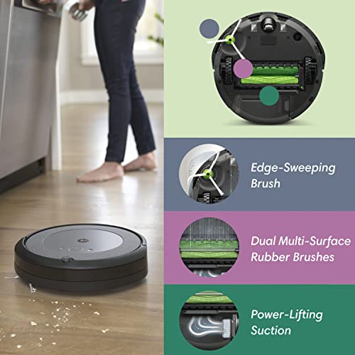 iRobot Roomba i3+ EVO (3550) Self-Emptying Robot Vacuum – Now Clean by Room with Smart Mapping, Empties Itself for Up to 60 Days, Works with Alexa, Ideal for Pet Hair, Carpets, Roomba i3+ ANM Liquidation