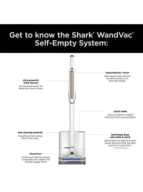 Shark WS642RG WANDVAC System Pet 3-in-1 Ultra-Lightweight Powerful Cordless Stick & Handheld Vacuum Combo with Charging Dock, Duster Crevice Tool & Pet Multi-Tool, Rose Gold