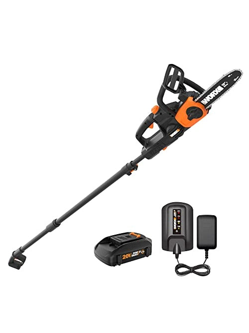 Worx WG323 20V Power Share 10" Cordless Pole/Chain Saw with Auto-Tension (Battery & Charger Included) ANM Liquidation