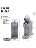 Keurig K-Iced Single Serve Coffee Maker - Brews Hot and Cold - Gray