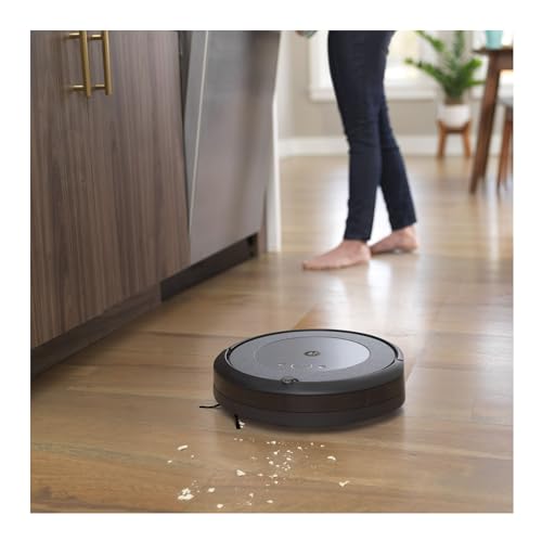 iRobot Roomba i3+ EVO (3550) Self-Emptying Robot Vacuum – Now Clean by Room with Smart Mapping, Empties Itself for Up to 60 Days, Works with Alexa, Ideal for Pet Hair, Carpets, Roomba i3+ ANM Liquidation