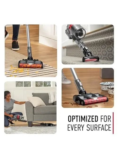 Hoover ONEPWR WindTunnel Emerge Pet Cordless Lightweight Stick Vacuum with All-Terrain Dual Brush Roll Nozzle, BH53602V, Silver