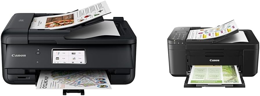 Canon PIXMA TR8620a - All-in-One Printer Home Office|Copier|Scanner|Fax|Auto Document Feeder | Photo, Document | Airprint (R), Android, Black, Works with Alexa ANM Liquidation