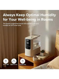 LEVOIT Humidifiers for Bedroom Home, Smart Warm and Cool Mist Air Humidifier for Large Room, Auto Customized Humidity, Fast Symptom Relief, Easy Top Fill, Essential Oil, Quiet, OasisMist4.5L, White