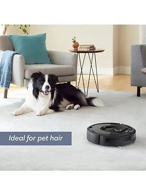 iRobot Roomba i7+ 7550 Robot Vacuum with Automatic Dirt Disposal - Empties Itself for up to 60 Days, Wi-Fi Connected, Smart Mapping, Works with Alexa, Ideal for Pet Hair, Carpets, Hard Floors