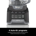 Ninja NF705BRN Professional XL Food Processor, Storage Box, 1200 Peak-Watts, 4-in-1, Chopping, Slicing/Shredding, Purees, Dough, 12-Cup Processor Bowl, 2 Blades & 2 Discs, Feed Chute/Pusher, Black - ANM Liquidation