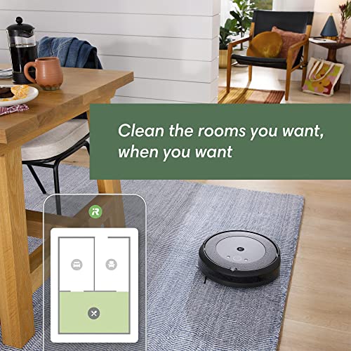 iRobot Roomba i3+ EVO (3550) Self-Emptying Robot Vacuum – Now Clean by Room with Smart Mapping, Empties Itself for Up to 60 Days, Works with Alexa, Ideal for Pet Hair, Carpets, Roomba i3+ ANM Liquidation