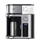 Braun MultiServe Plus 10- Cup Pod Free Drip Coffee Maker, 7 Brew Sizes/Hot & Cold Brew & Hot Water for Tea, KF9370SI - ANM Liquidation