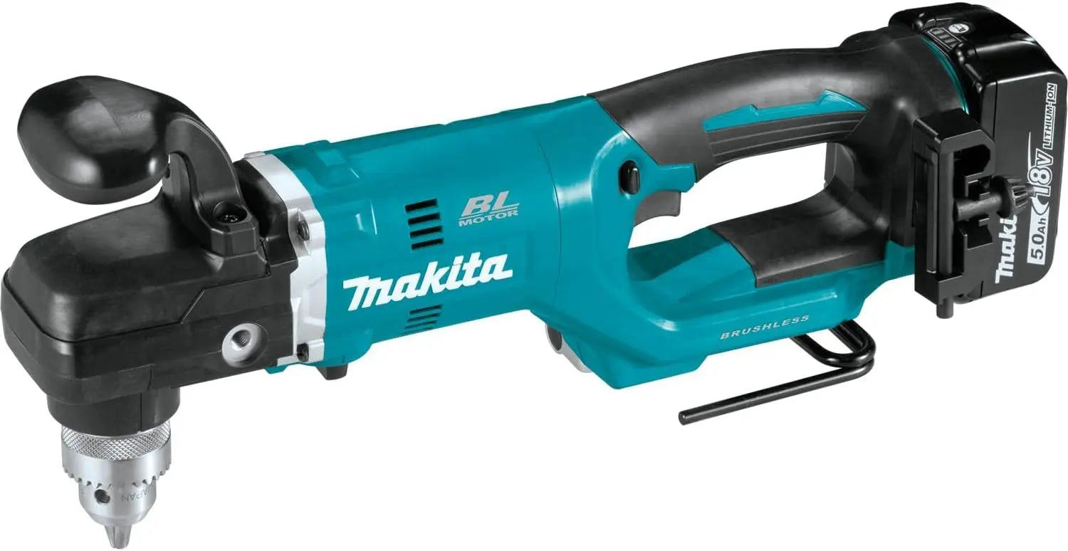 Makita XAD05T 18V LXT® Lithium-Ion Brushless Cordless 1/2" Right Angle Drill Kit (5.0Ah) - ANM Liquidation