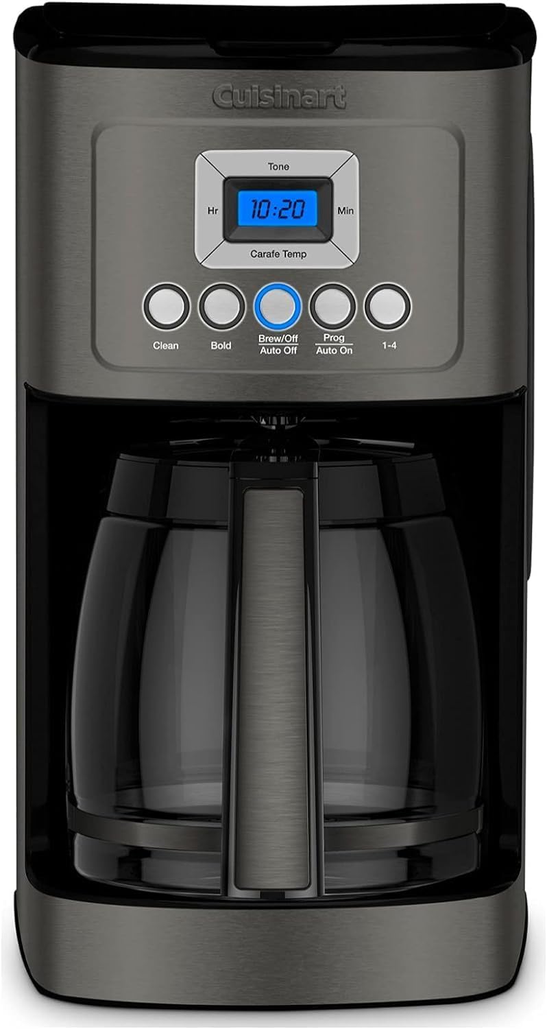 Cuisinart Coffee Maker, 14-Cup Glass Carafe, Fully Automatic for Brew Strength Control & 1-4 Cup Setting, Stainless Steel, DCC-3200P1 - ANM Liquidation