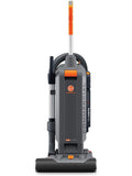 Hoover Commercial HushTone Upright Vacuum Cleaner, 15 inches with Intellibelt, For Carpet and Hard Floors, CH54115, Gray - ANM Liquidation