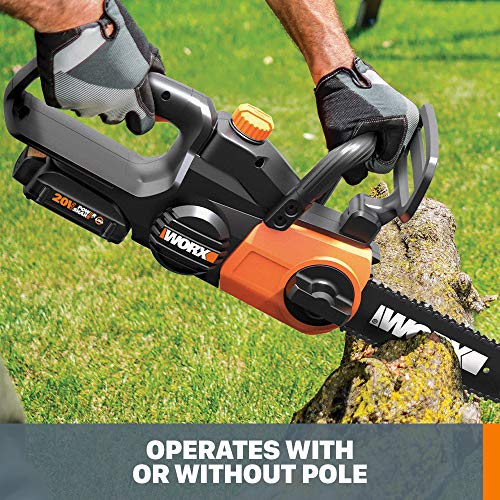 Worx WG323 20V Power Share 10" Cordless Pole/Chain Saw with Auto-Tension (Battery & Charger Included) ANM Liquidation