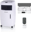 Honeywell 500 CFM Indoor Portable Evaporative Cooler for Bedroom, Living Room, Den, Covered Patio, and Garage, 120V, Swamp Cooler with Fan, Humidifier, Carbon Dust Filter & Remote Control, White ANM Liquidation