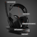 ASTRO Gaming A50 Wireless Headset + Base Station Gen 4 - Compatible With PS5, PS4, PC, Mac - Black/Silver - ANM Liquidation