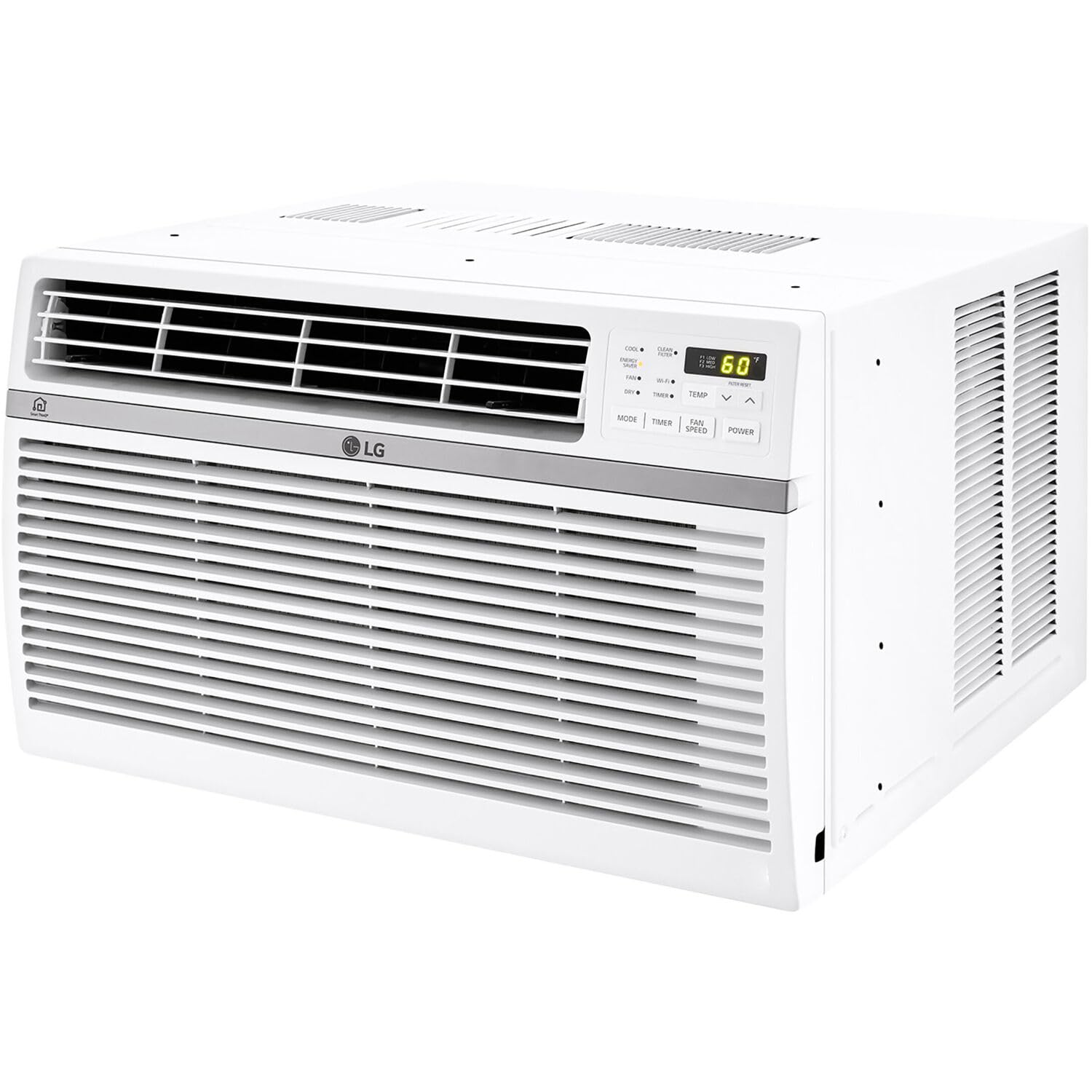 LG LW1824RD, White 18,000 Window Air Conditioner, 230/208V, 1,000 Sq.Ft. (25' x 40' Room Size), Quiet Operation, Electronic Control with Remote, 3 Cooling & Fan Speeds, Auto Restart, 18000 BTU ANM Liquidation