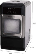 Frigidaire EFIC235-AMZ Countertop Crunchy Chewable Nugget Ice Maker, 44lbs per day, Self Cleaning Function - ANM Liquidation