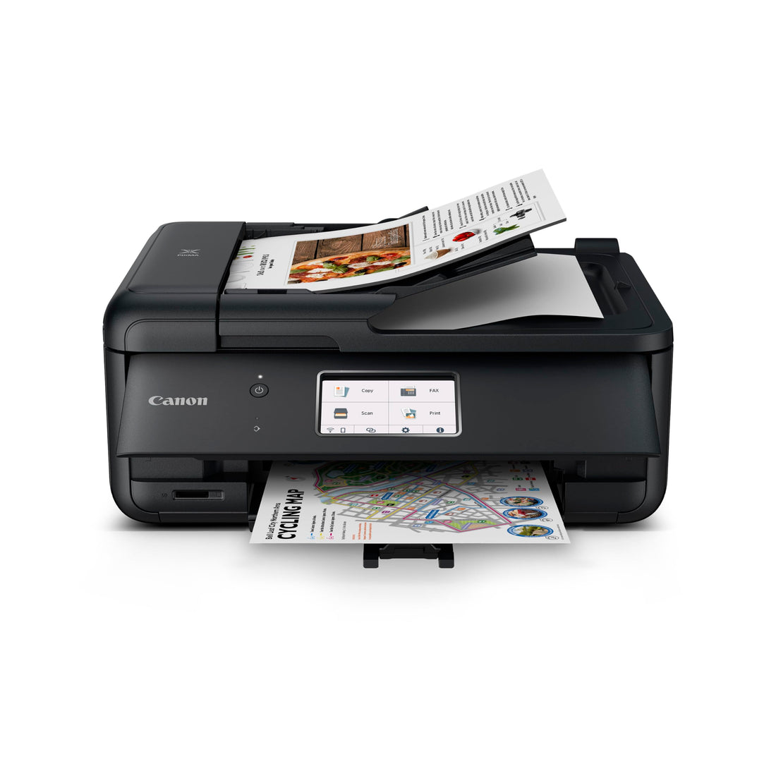 Canon PIXMA TR8620a - All-in-One Printer Home Office|Copier|Scanner|Fax|Auto Document Feeder | Photo, Document | Airprint (R), Android, Black, Works with Alexa ANM Liquidation