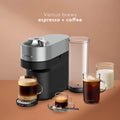 Nespresso Vertuo POP+ Deluxe Coffee and Espresso Machine by Breville, Titan - ANM Liquidation