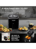 Nuwave Brio Plus 8 Qt Air Fryer, PFAS Free, New & Improved, Digital Touch Screen, Cool White Display, 50°F~400°F in Precise 5°, 5 Cook Functions, 100 Presets & 50 Memory, 3 Wattages 700, 1500, 1800 ANM Liquidation