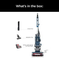 Shark AZ3002 Stratos Upright Vacuum with DuoClean PowerFins, HairPro, Powered Lift-Away, Self-Cleaning Brushroll, & Odor Neutralizer Technology, Navy - ANM Liquidation