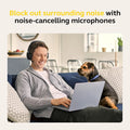 Jabra Evolve2 65 Flex Wireless Stereo Headset - Bluetooth, Noise-Cancelling ClearVoice Technology & Hybrid ANC - Certified for Microsoft Teams - Black - ANM Liquidation