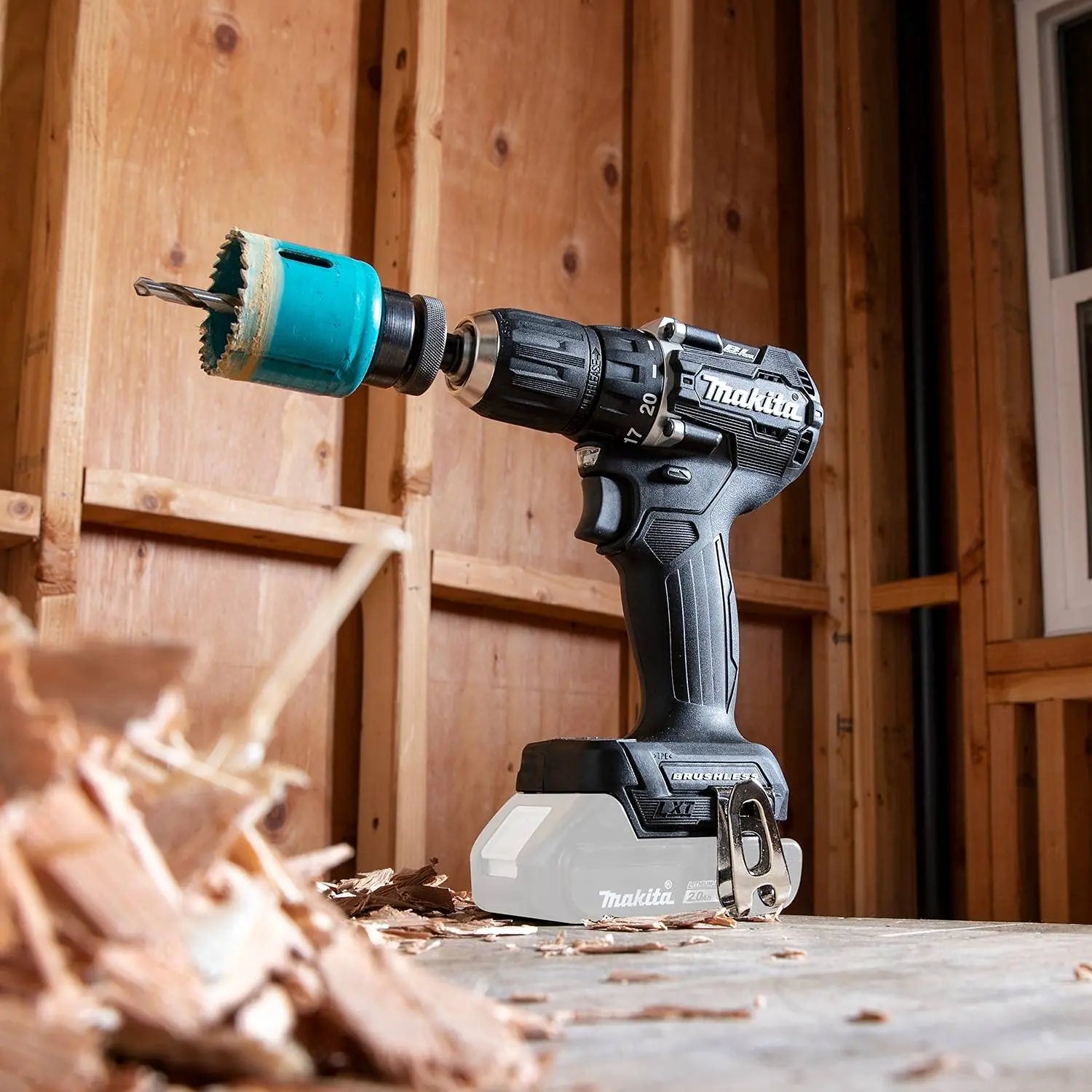 Makita XFD15ZB 18V LXT Lithium-Ion Sub-Compact Brushless Cordless 1/2" Driver-Drill, Tool Only, Black - ANM Liquidation