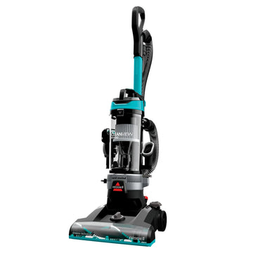 BISSELL CleanView Rewind Upright Bagless Vacuum with Automatic Cord Rewind & Active Wand, 3534, Black/Teal/Gray - ANM Liquidation