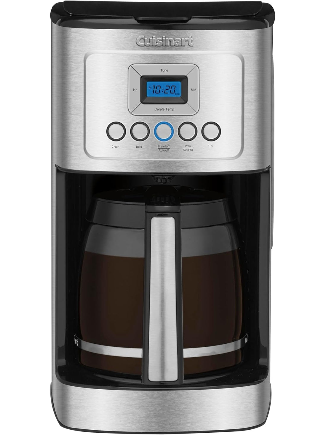 Cuisinart Coffee Maker, 14-Cup Glass Carafe, Fully Automatic for Brew Strength Control & 1-4 Cup Setting, Stainless Steel, DCC-3200P1 - ANM Liquidation