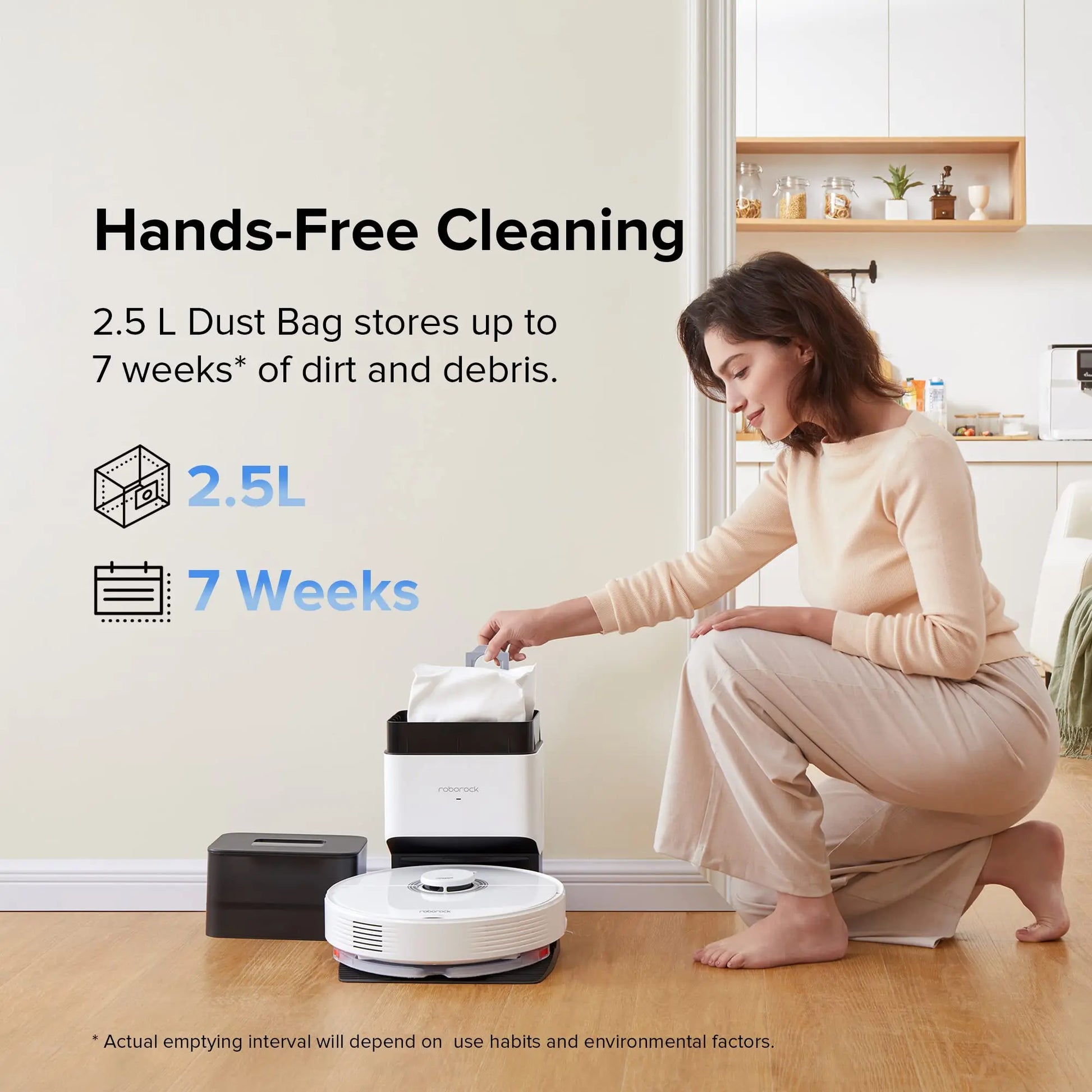 roborock Q7 Max+ Robot Vacuum Cleaner, Hands-Free Cleaning for up to 7 Weeks, Robotic Vacuum with APP-Controlled Mopping, 4200Pa Suction, No-Mop&No-Go Zones, 180mins Runtime - ANM Liquidation