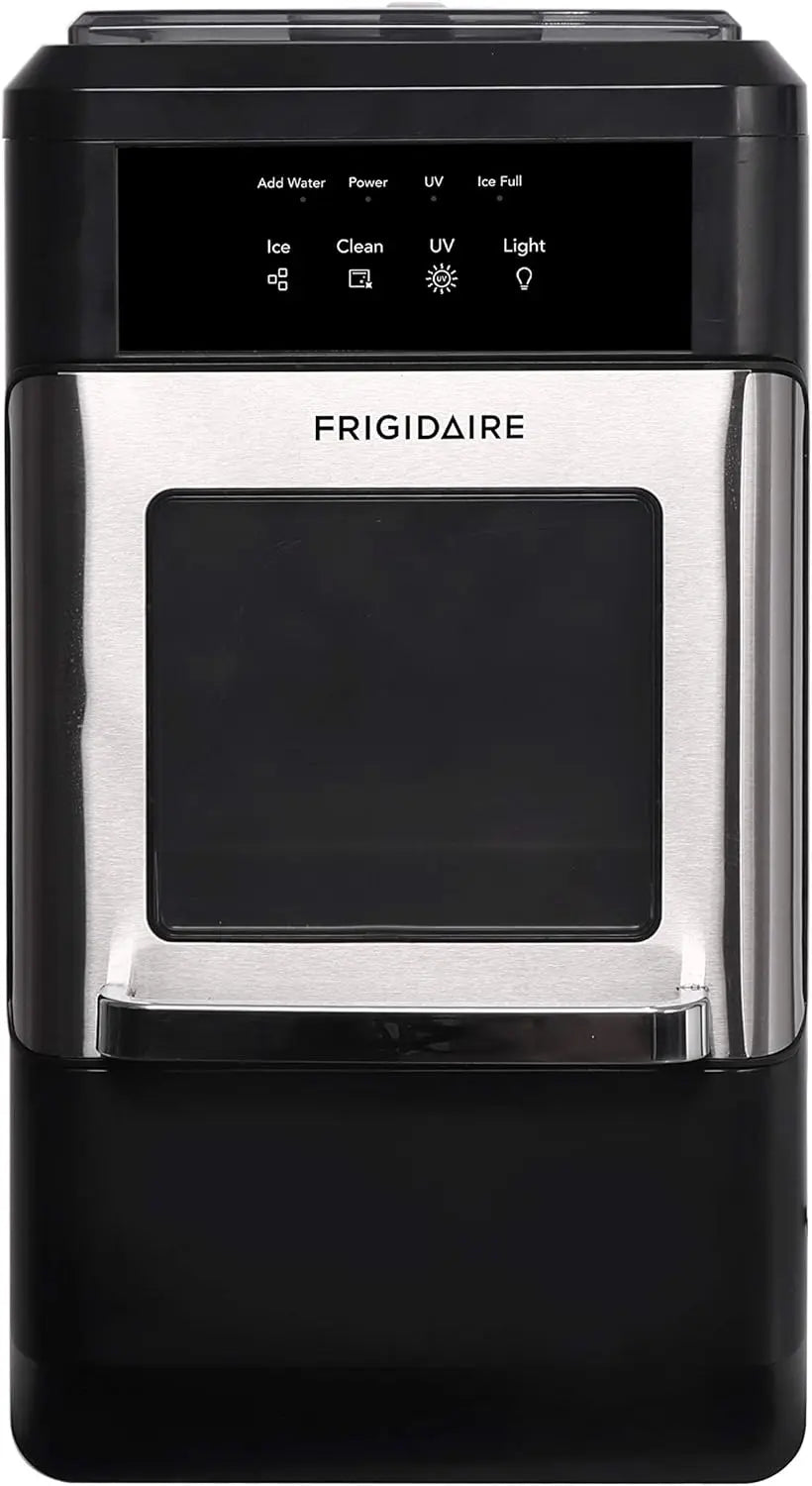 Frigidaire EFIC235-AMZ Countertop Crunchy Chewable Nugget Ice Maker, 44lbs per day, Self Cleaning Function - ANM Liquidation