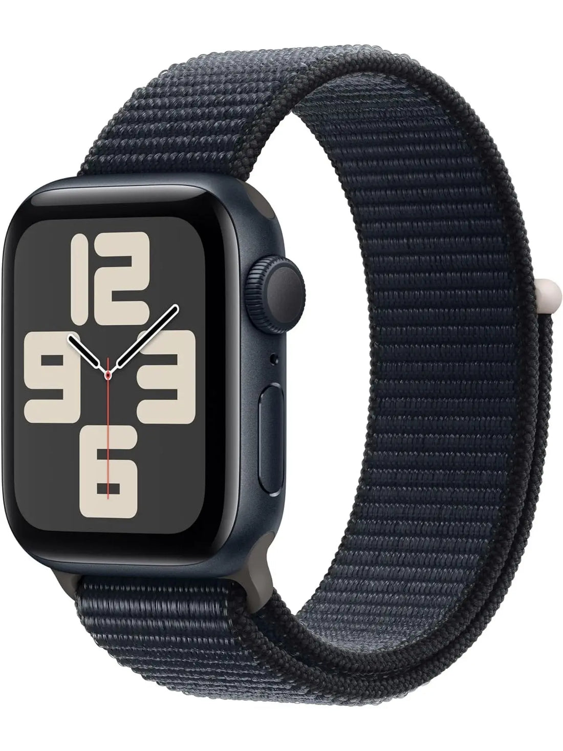 Apple Watch SE 2nd Gen GPS 40mm Smartwatch with Midnight Aluminum Case with Midnight Sport Loop. Fitness & Sleep Tracker, Crash Detection, Heart Rate Monitor, Carbon Neutral