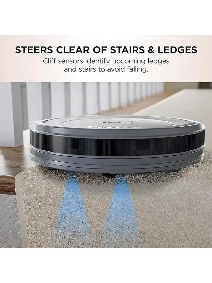 Shark AV753 ION Robot Vacuum, Tri-Brush System, Wifi Connected, 120 Min Runtime, Works with Alexa, Multi Surface Cleaning, Grey