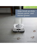 iRobot Braava Jet M6 6110 Ultimate Robot Mop- Wi-Fi Connected, Precision Jet Spray, Smart Mapping, Works with Alexa, Ideal for Multiple Rooms, Recharges and Resumes, White, Braava M6