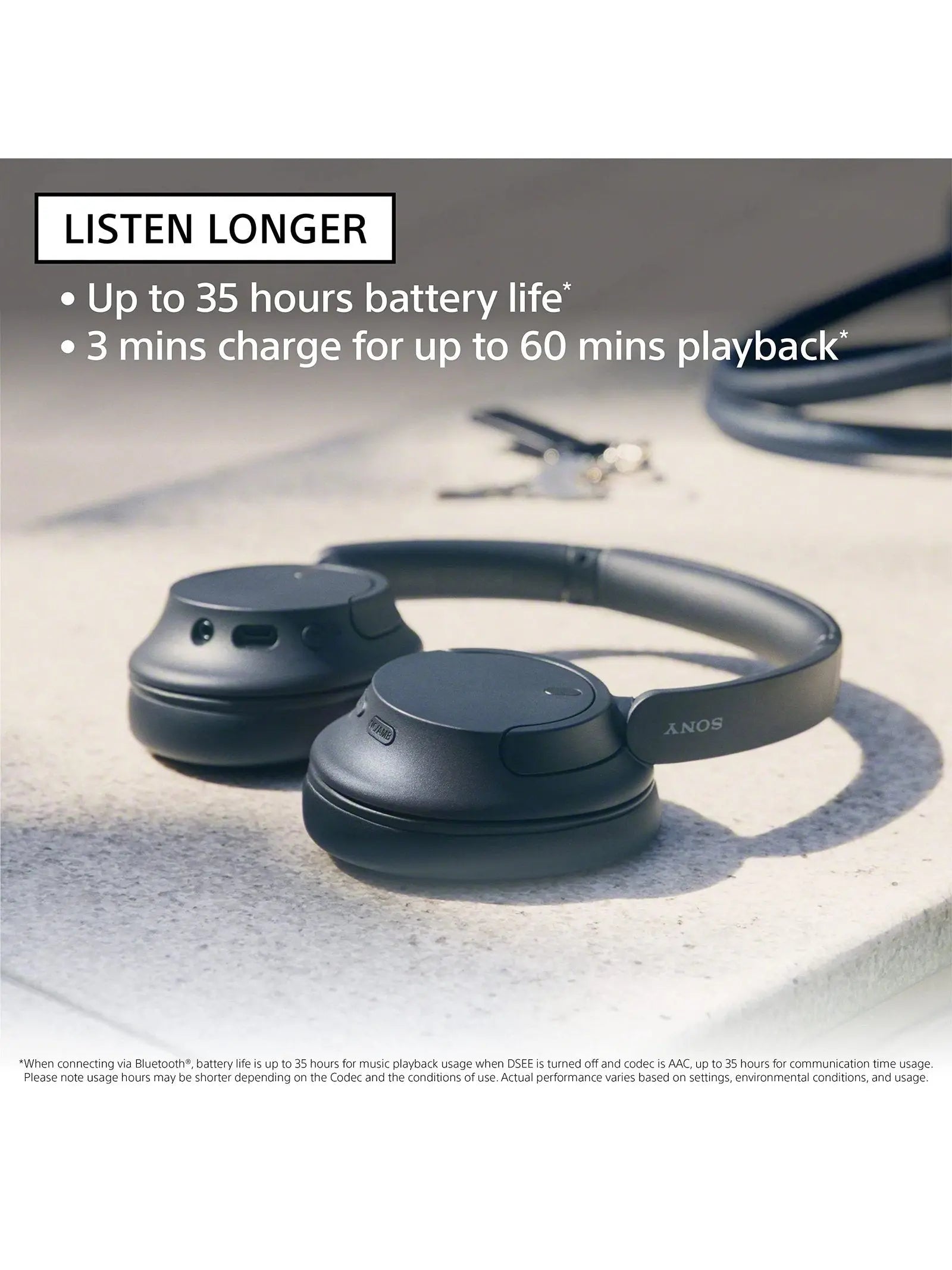 Sony WH-CH720N Noise Canceling Wireless Headphones Bluetooth Over The Ear Headset with Microphone and Alexa Built-in, Black New