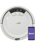 Shark AV752 ION Robot Vacuum, Tri-Brush System, Wifi Connected, 120 Min Runtime, Works with Alexa, Multi Surface Cleaning, White