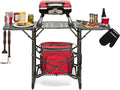 Cuisinart CGG-180T Petit Gourmet Portable Tabletop Propane Gas Grill, Red 17.6 x 18.6 x 11.8-Inch - ANM Liquidation