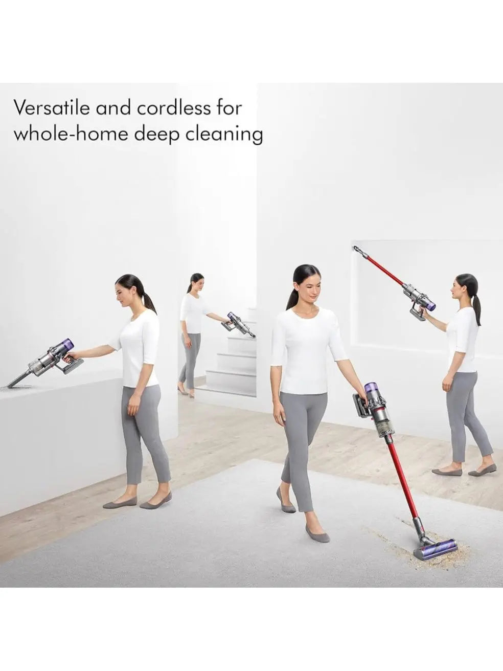 Dyson V11 Extra Cordless Vacuum Cleaner - Nickel/Red, Large