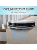 Shark AV752 ION Robot Vacuum, Tri-Brush System, Wifi Connected, 120 Min Runtime, Works with Alexa, Multi Surface Cleaning, White