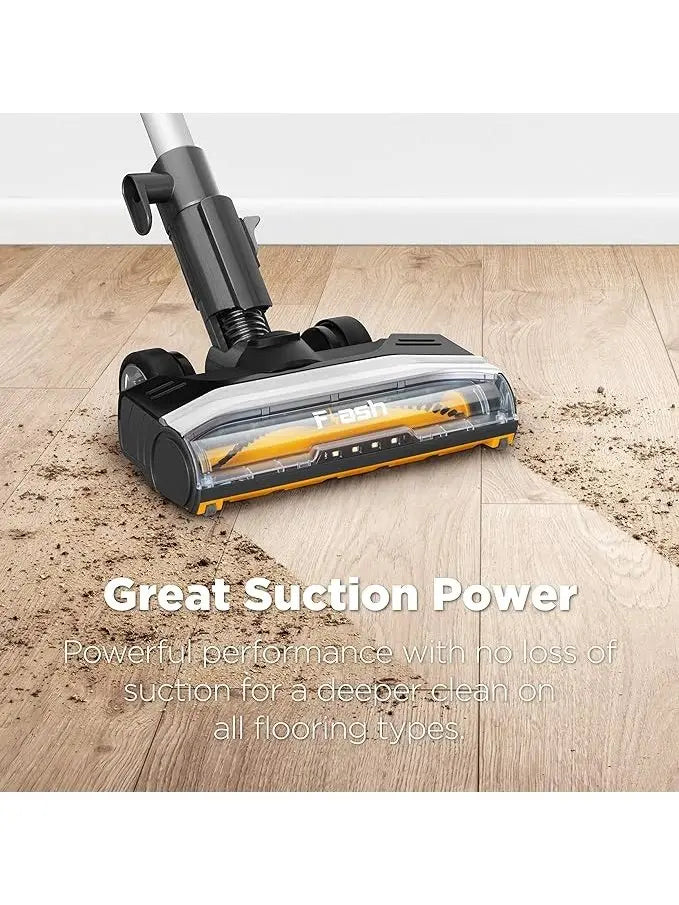 1 Eureka Flash Lightweight Stick Vacuum Cleaner, 15KPa Powerful Suction, 2 in 1 Corded Handheld Vac for Hard Floor and Carpet, Black