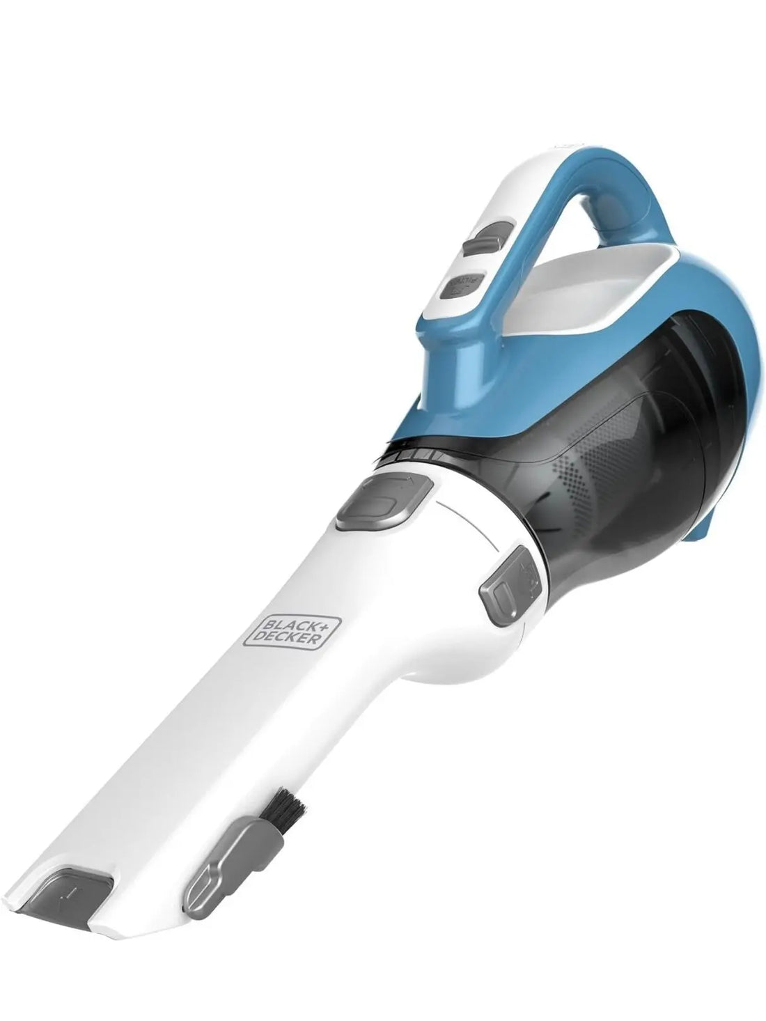 BLACK+DECKER dustbuster AdvancedClean Cordless Handheld Vacuum, Compact Home and Car Vacuum with Crevice Tool CHV1410L , Blue, White